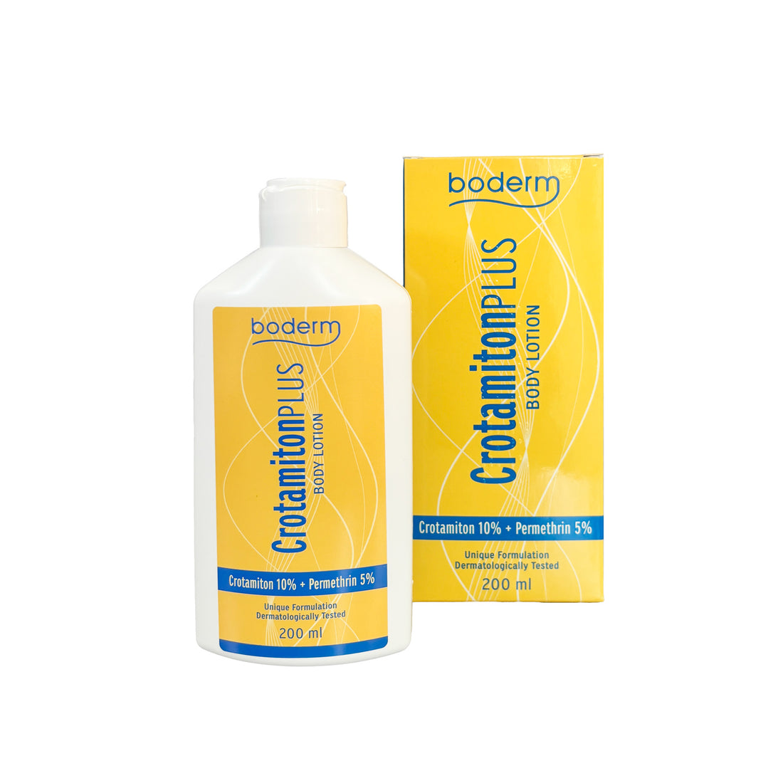 Crotamiton PLUS 10% + Permethrin 5% Body Lotion 200 ml